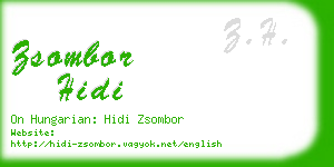 zsombor hidi business card